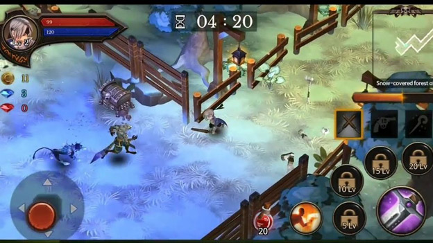 Đồ họa trong Dungeon Chronicle cũng gây ấn tượng khá mạnh cho người chơi