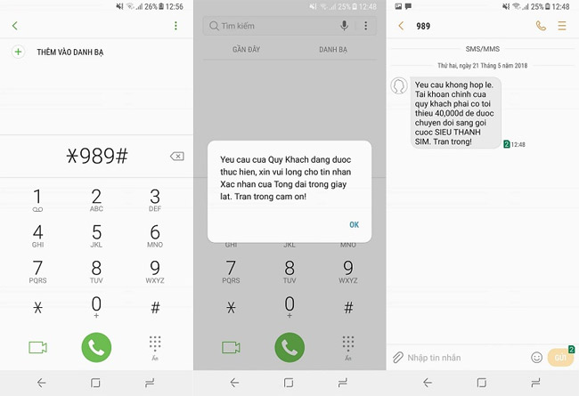 Nhấn: *989# bấm Gọi và chờ tin nhắn xác nhận của tổng đài