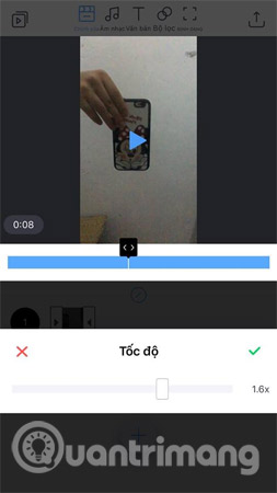 Lựa chọn tốc độ phù hợp cho video