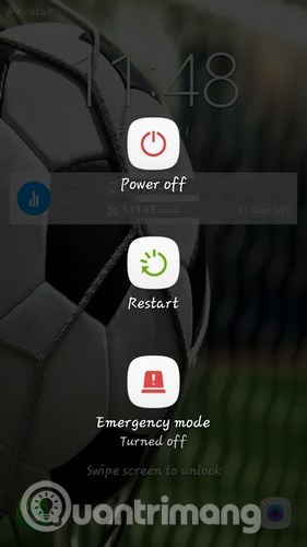 Khởi động lại điện thoại Android