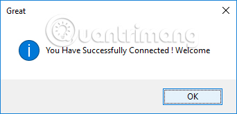 Đăng nhập Facebook thành công