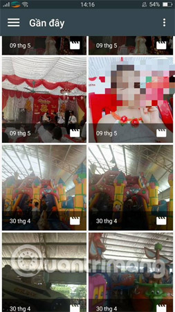 Chọn video cần loại bỏ âm thanh trên Android