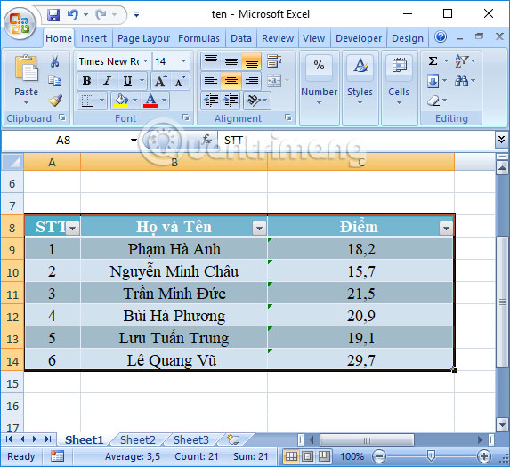Cách Sử Dụng Bộ Lọc Nâng Cao để Lọc Dữ Liệu Trên Excel Kenhnews 8549