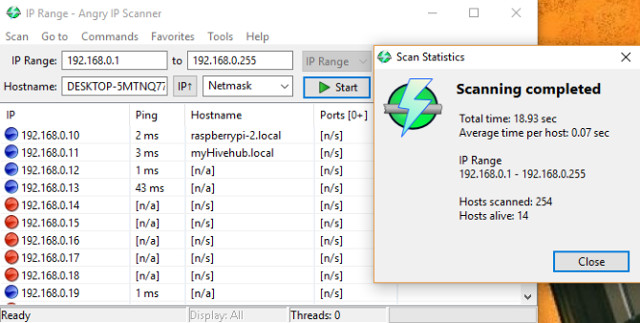 Công cụ Angry IP Scanner