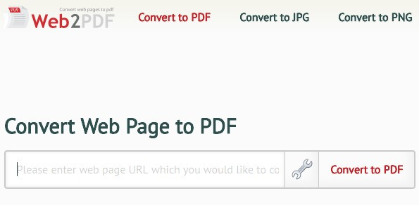 Ứng dụng Convert Web to PDF
