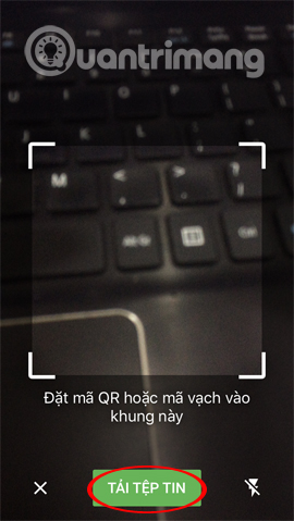 Tùy chọn nhập mã pin 