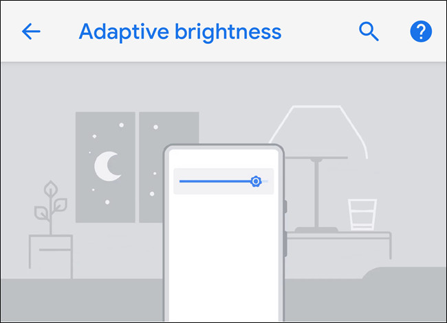Tính năng Adaptive Brightness