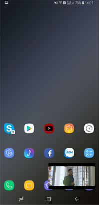 Bật tính năng chạy nền