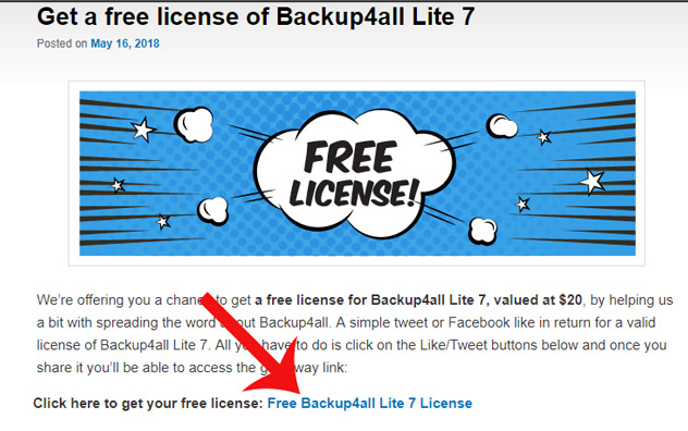Click here to get your free license