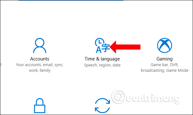 Thay đổi khu vực