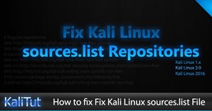 Cách sửa file sources.list trên Kali Linux