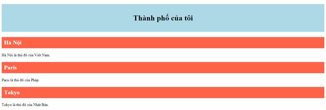 So sánh sự khác biệt giữa thuộc tính class và id trong HTML