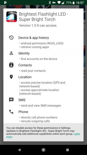 Quyền truy cập của ứng dụng