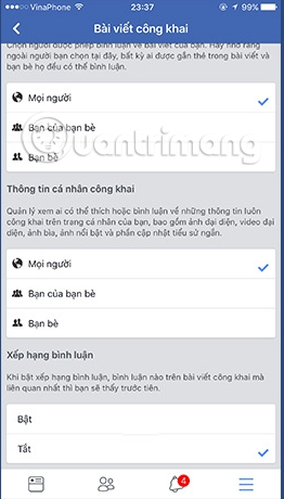 Cuối cùng chọn xếp hạng bình luận 