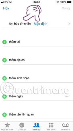 Chọn mục Âm báo tin nhắn (Text Tone)