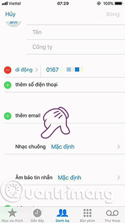 Chọn mục Nhạc chuông (Ringtone)