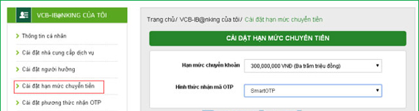 Hướng dẫn sử dụng Internet Banking Vietcombank (VCB iBanking)
