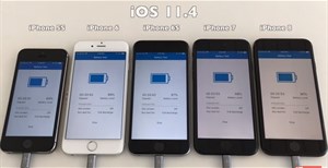 So sánh thời lượng pin iPhone trên iOS 11.3.1 và iOS 11.4, sau khi nâng cấp pin có bị hao?