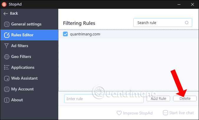 Hiển thị lại thành phần ẩn đi 
