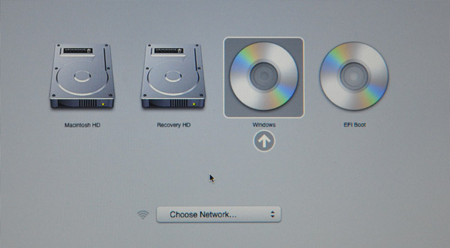Chọn volume Windows