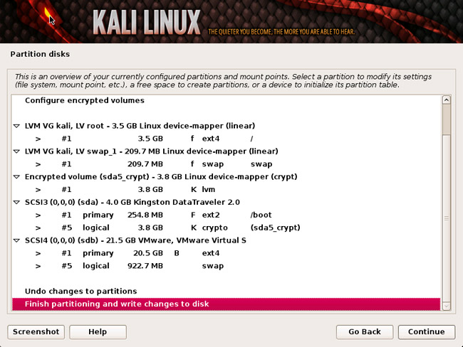 Xác nhận sơ đồ phân vùng