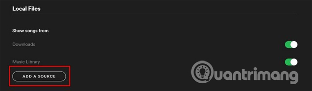 Thêm bài hát không có trên Spotify