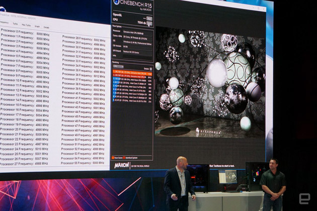 CPU với 28 nhân, 56 luồng