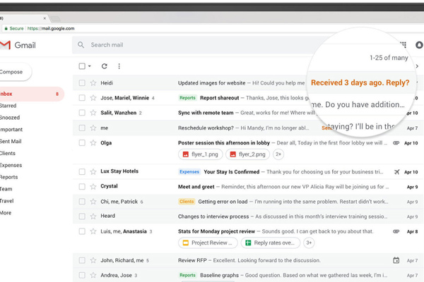 Giao diện gmail mới