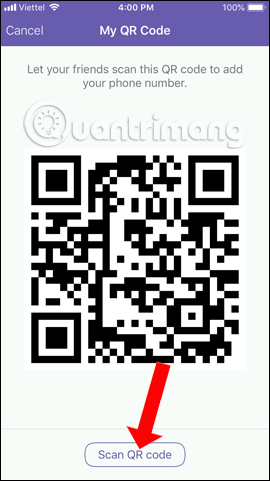Scan mã QR