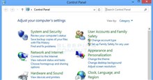Cách mở Control Panel trên Windows 10, 8.1, 7