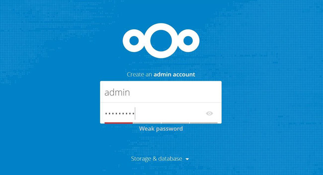 Tạo tài khoản quản trị