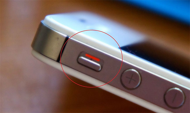 Chế độ im lặng trên iPhone