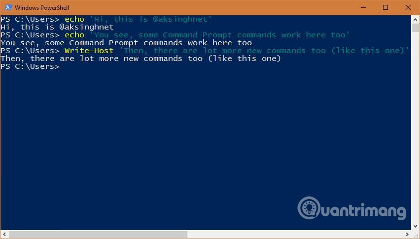 Chương trình PowerShell