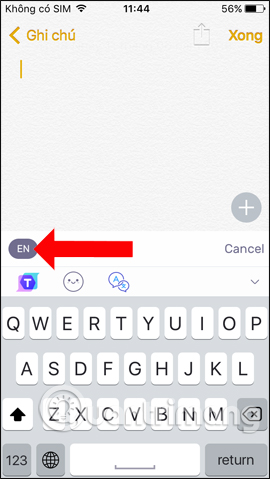 Thay đổi ngôn ngữ đích 