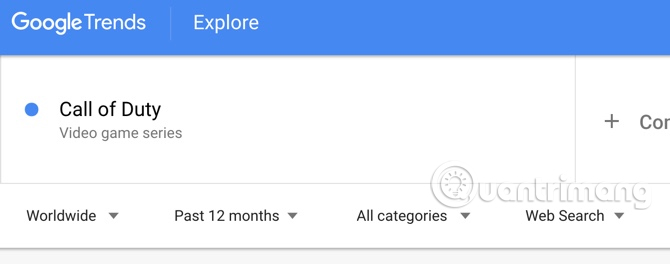 Các tiêu chí tìm kiếm