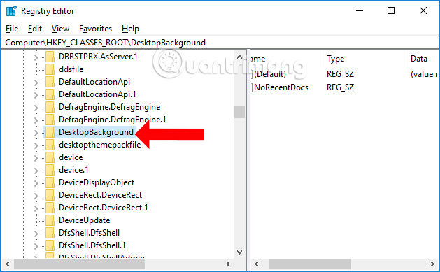 Truy cập thư mục Registry Editor