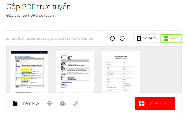 Gộp PDF