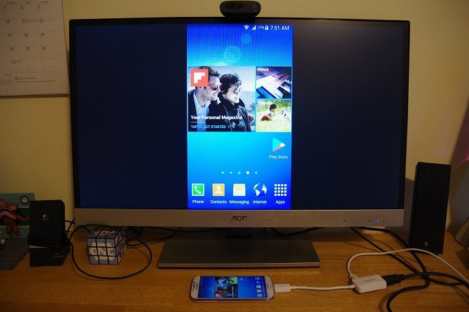 Kết nối điện thoại và máy tính bảng với TV bằng USB