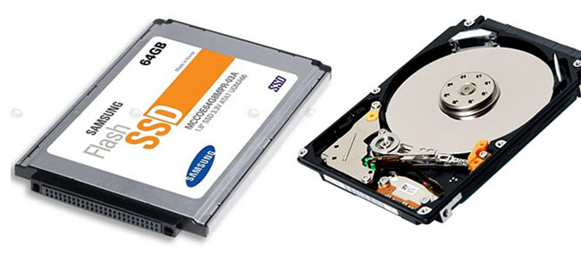 Giá thành của SSD và HDD