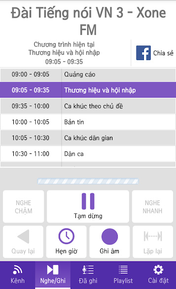 Nghe radio, ghi âm radio94rec 2