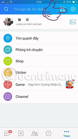 Vào Cài đặt