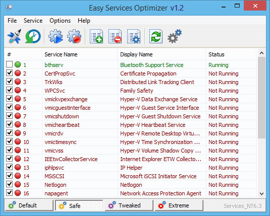 Easy Service Optimizer