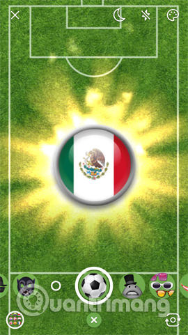 Chọn hiệu ứng đội bóng yêu thích