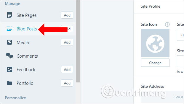 Mục bài đăng trên WordPress