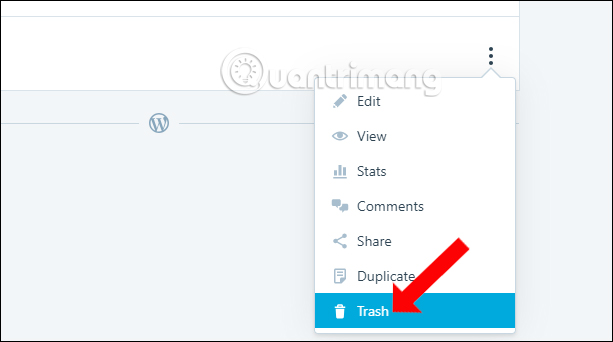 Xóa bài đăng WordPress