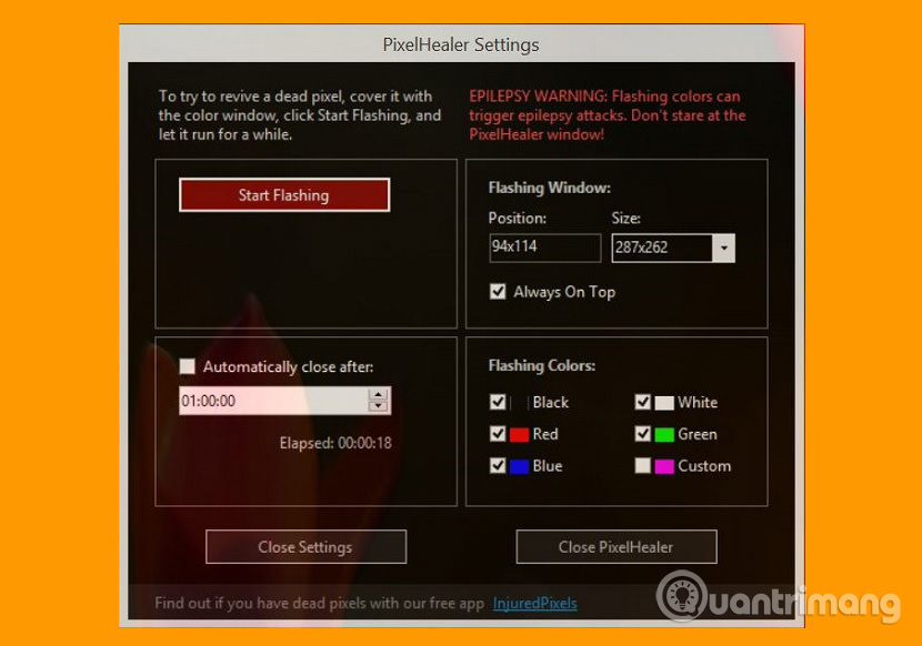 Công cụ PixelHealer