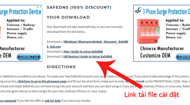 Tải file cài đặt