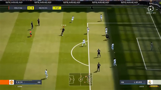 Thực hiện cú sút bóng 