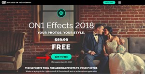 Mời tải phần mềm chỉnh sửa ảnh On1 Effects 2019 giá 59,99USD, đang miễn phí trọn đời