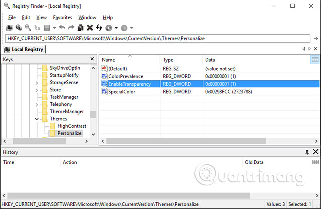 Phần mềm Registry Finder